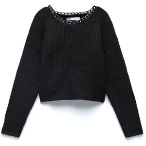 Zara knit chain sweater